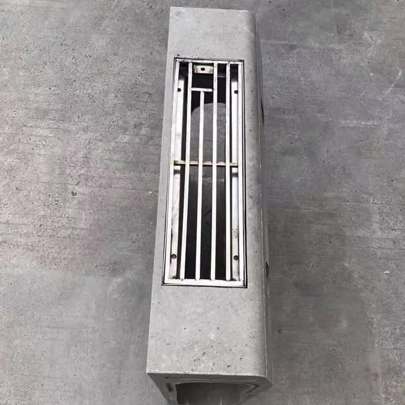 Comprime adficio lapideo fossa bene inspectio, slotted Edge Linearibus Freno INCILE fossa
