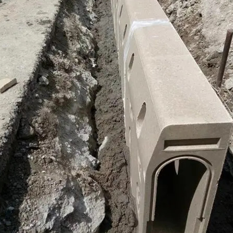 Refrenatio INCILE alveum, Integrated Precast comprime INCILE fossa